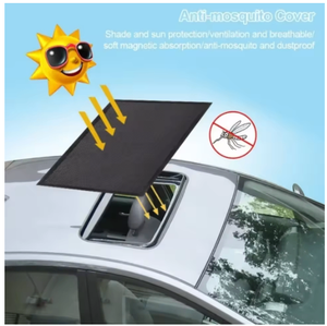 Car sunroof mosquito proof and sunshade screen window