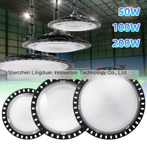 Cross-border dedicated DOB solution UFO mining lamp highlight energy-saving LED lamp beads ceiling lamp high shed lamp w