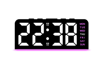 Large Character Digital Clock Atmosphere Light