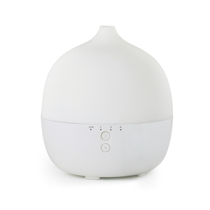 Smart Walnut-Grain Aromatherapy Humidifier with Remote Control and 7-Color Night Light