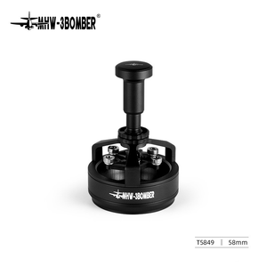 Bomber "Yu" Series Rotary Coffee Distribution Tool – Whisk-style needle distributor for breaking up clumps and evenly di