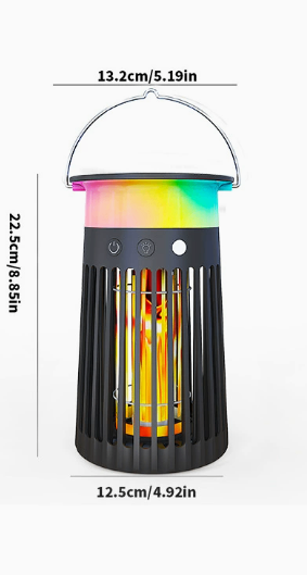Outdoor 4-in-1 sensor adjustable electric mosquito repellent lamp that can be hung
