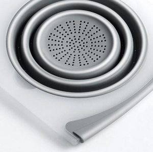 Household drain multi-function sink cutting board