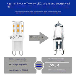 No strobe 3W eye protection G9 LED corn light 220V ceramic E14led bulb crystal light source hot sale