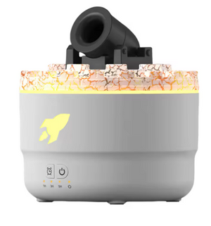 Battery Aroma Diffuser Convenient Home Bedroom Colorful Flame Ambience Light Large Spray Humidifier