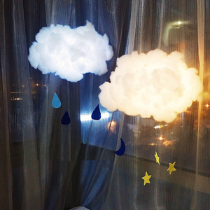 Ma Lang Creative Dream Catcher Cloud Light Diy Material Package Ins Wind Decoration Girl Heart Decoration Ornaments Drea