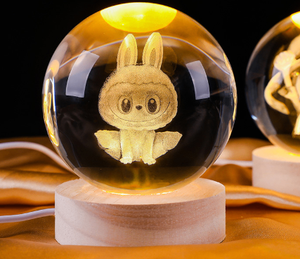 Luminous crystal ball night light