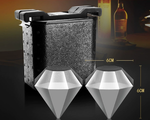 Ice cube ice grid mold