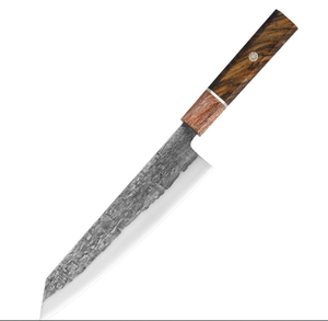 Stainless steel knife for slicing vegetables instead of a regular kitchen knife