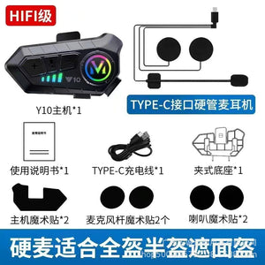 Motorcycle helmet Bluetooth headphones