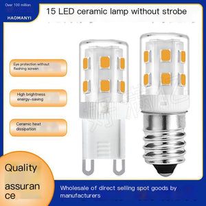 No strobe 3W eye protection G9 LED corn light 220V ceramic E14led bulb crystal light source hot sale