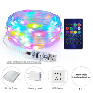 Festival plastic decorative light strings