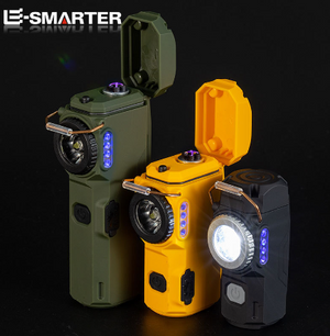 Outdoor Arc Windproof Lighter, Multifunctional Outdoor Night Fishing, Multi Gear Adjustable Lighting, Flashlight