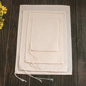 1pc Reusable Fabric Straining Bag, Mesh Wine Filter Bag, Food Strainer Filter Bags For Nut Milk, Cold Brew Home Brew Bee