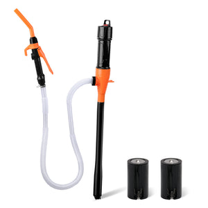 Portable Transfer Pump Battery Operated Electric Siphon Pump for Gas, Fuel, Diesel, Water Transfer 2.6 GPM Flow Oil Extr
