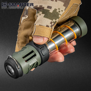 3 in 1 Camping Lantern USB Rechargeable Telescoping Tripod Outdoor Light Waterproof Flashlight with Triangle Bracket for
