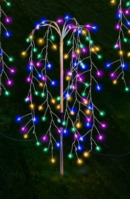 Solar outdoor firecracker light
