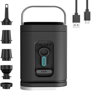 Aerlite 3-in-1 Mini Air Pump – Inflate, Vacuum & Light Up Your Adventures