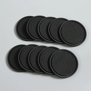 1pc Car Coaster Universal Style Non-slip Anti-scalding Adhesive Mat